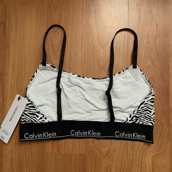 Calvin Klein Zebra Print Bralette - Picture 4 of 7
